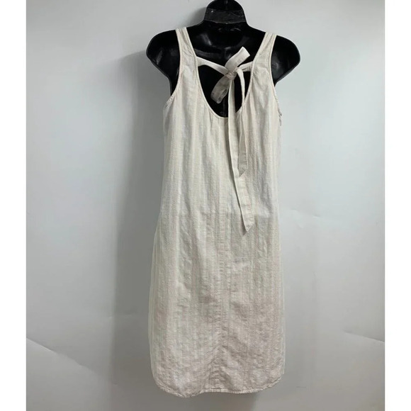 Cloth & Stone Women's Striped Ivory Lined Pullover Sleeveless Dress Size PS - Picture 2 of 13